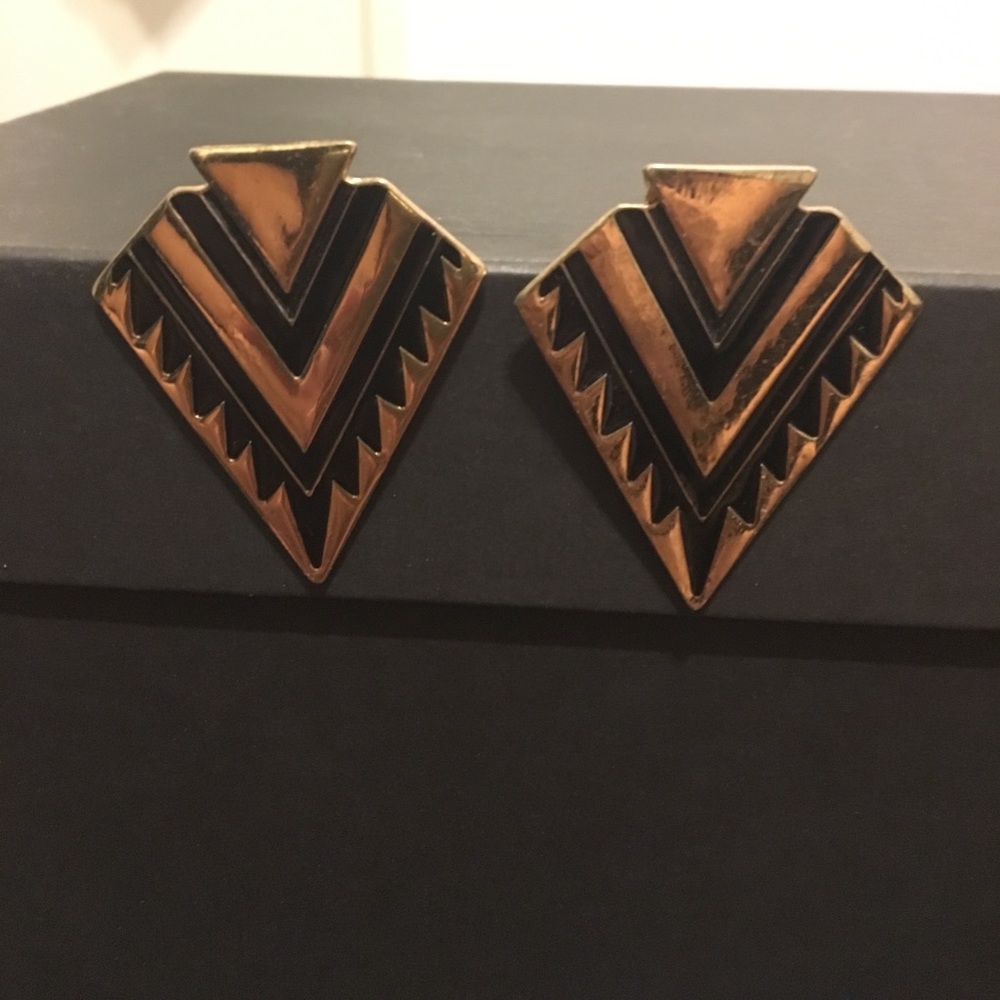 • Triangular Earrings •